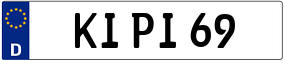 Truck License Plate